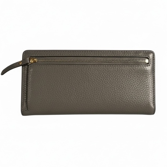 ♠️ Kate Spade Gray Pebble Leather Wallet - Picture 2 of 4